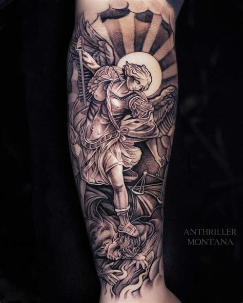 tattoo st michael angel